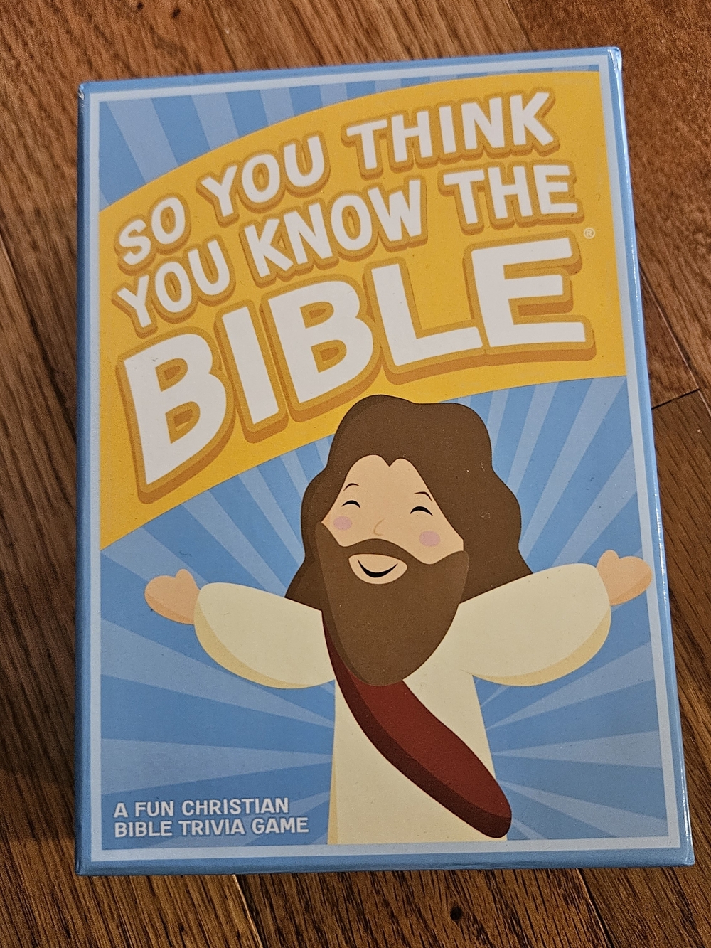 So You Think You Know the Bible - Kids Christian Trivia Game (Blue)